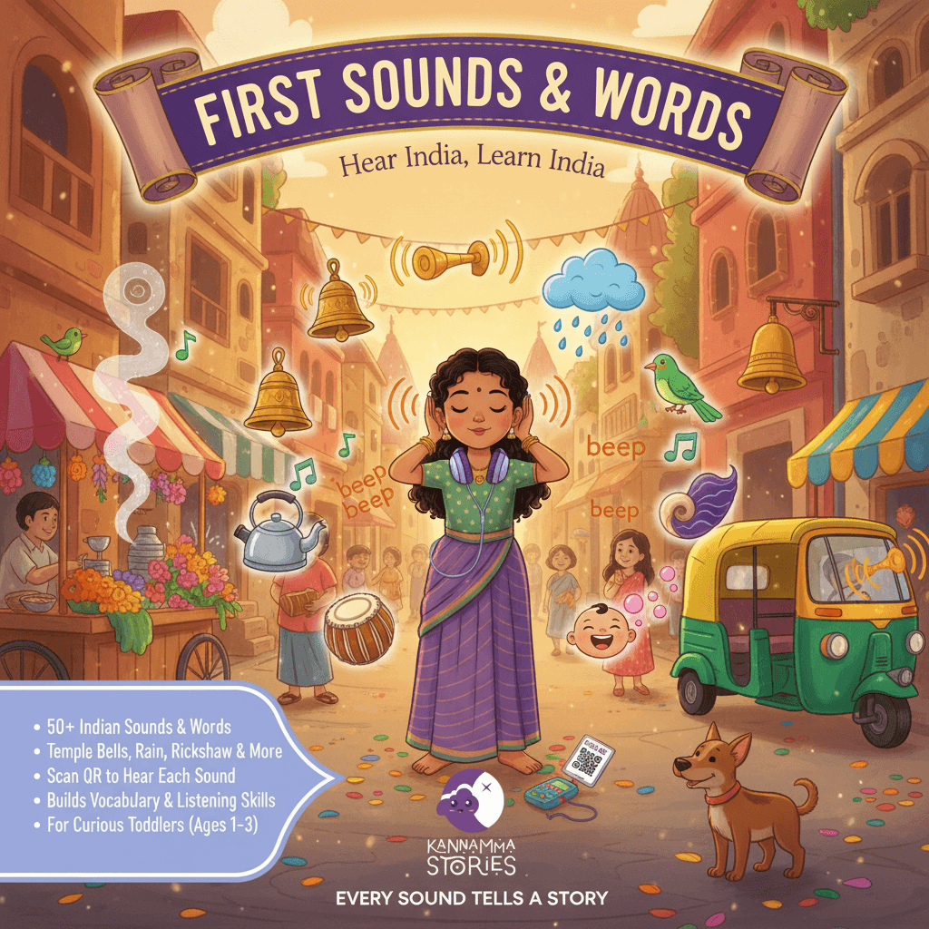 First Sounds & Words -- personalized by Kannamma Stories