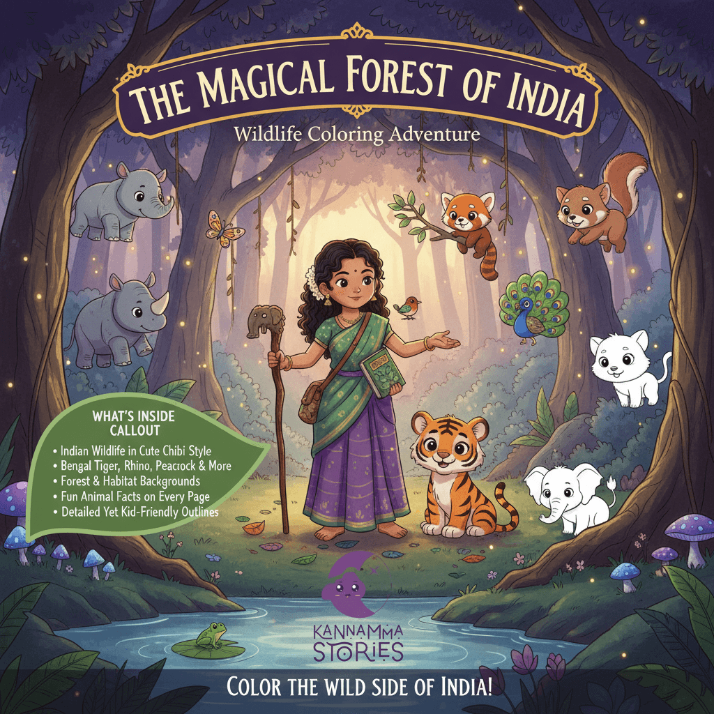 The Magical Forest of India -- personalized by Kannamma Stories
